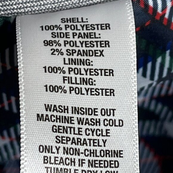 Kim Rogers Vest Womens Small Jacket Sleeveless Quilted Full Zip Fall Coat Gray - Picture 8 of 12